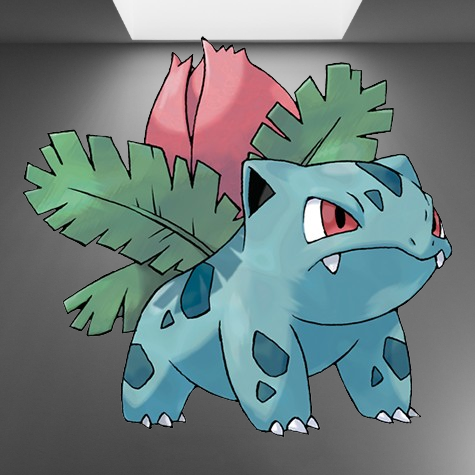 Ivysaur #0002 - Pokémon stl jpg