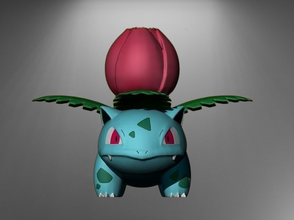 Ivysaur #0002 - Pokémon stl jpg