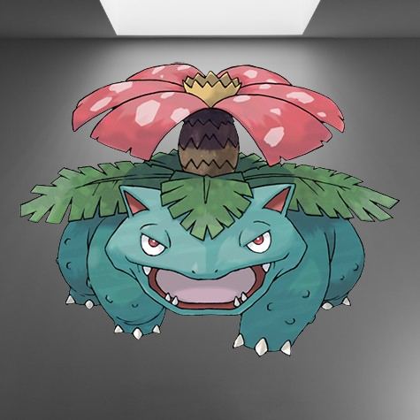 #0003 Venusaur stl jpg