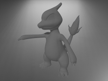 #0005 Charmeleon stl jpg