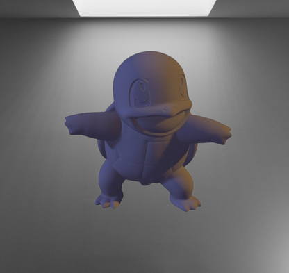 #0007 Squirtle stl jpg