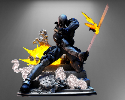 Deadpool Statue stl jpg