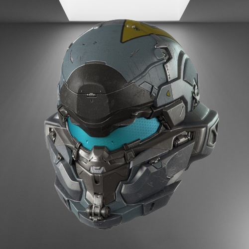 Halo 5 Hunter Helmet stl jpg