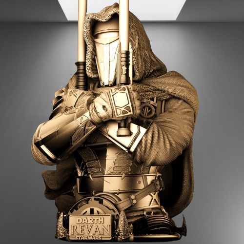 Star Wars Darth Revan Bust stl jpg