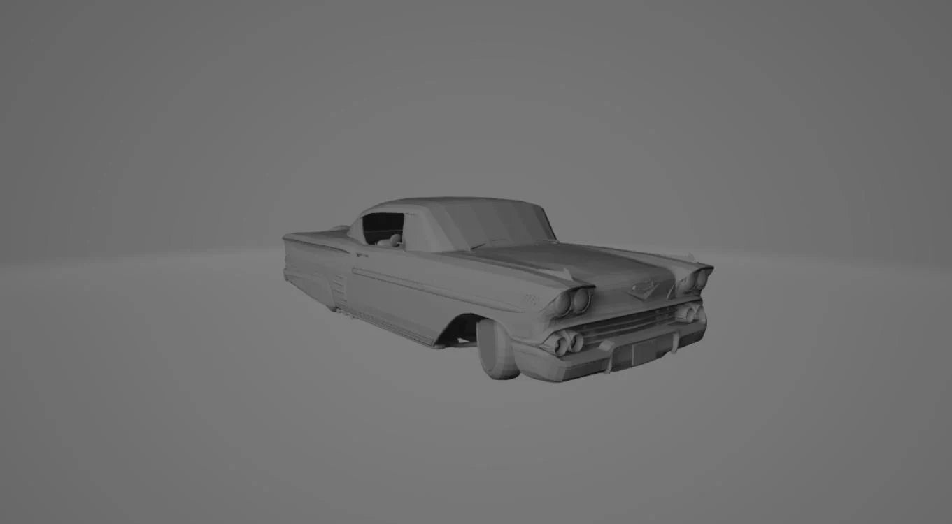 1958 Chevy Impala Lowrider 3D Printing STL FileRevoxa 3D Design Lab