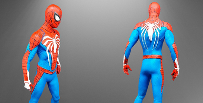 Spider-Man Dynamic Pose stl jpg