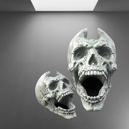 28 Pieces Halloween Skull 3D STL Bundle Pack: Spooky Collection Halloween DecorRevoxa 3D Design Lab