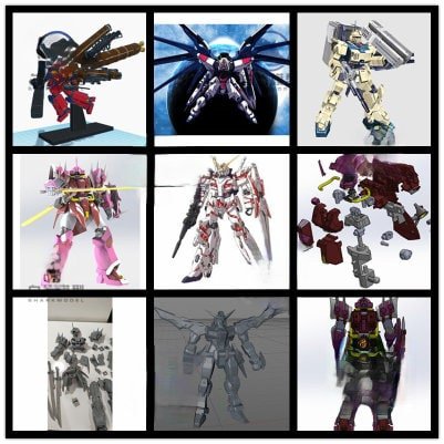 30 Gundam STL Collections - Destiny & Stargazer 3D Print Files | Strike Gundam | Victory GundamRevoxa 3D Design Lab