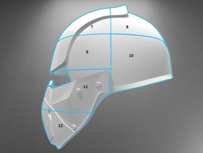 Synth Field Helmet stl jpg