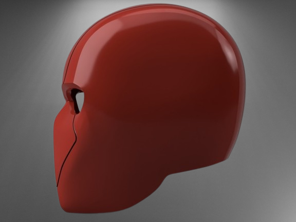 Red Hood Helmet stl jpg