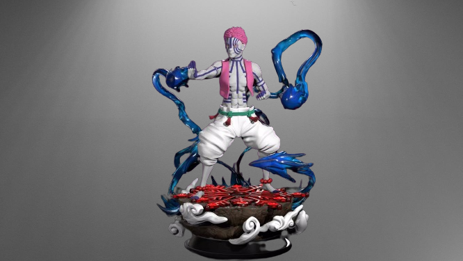 Akaza - Demon Slayer stl jpg