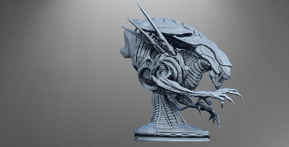 Alien Queen Bust stl jpg