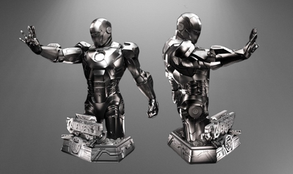 Armored Avenger Iron Man Bust stl jpg