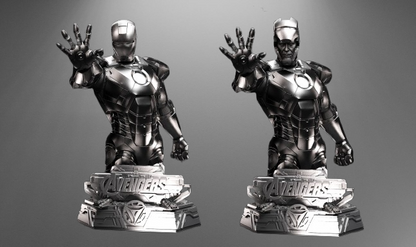 Armored Avenger Iron Man Bust stl jpg