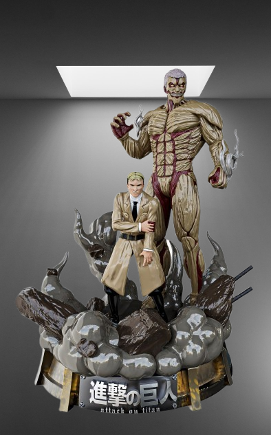 Attack on Titan Colossa Armored Titan stl jpg