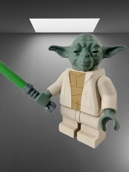 Baby Yoda LEGO Minifigure stl jpg