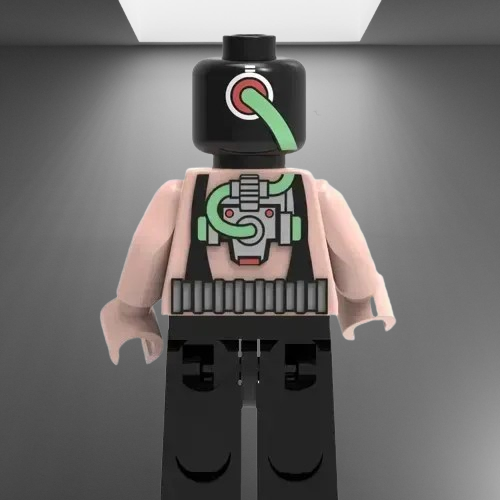 Bane LEGO Minifigure stl jpg