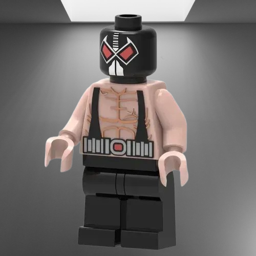 Bane LEGO Minifigure stl jpg