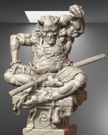 Black Myth Wukong - Mountain Ghost stl jpg