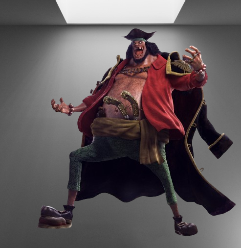 One Piece Blackbeard (Marshall D. Teach) stl jpg