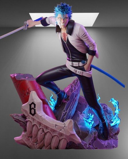 Bleach Grimmjow Jaegerjaquez stl jpg