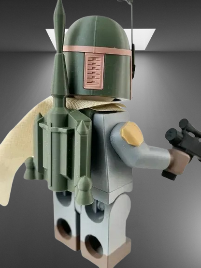 Boba Fett LEGO Minifigure stl jpg