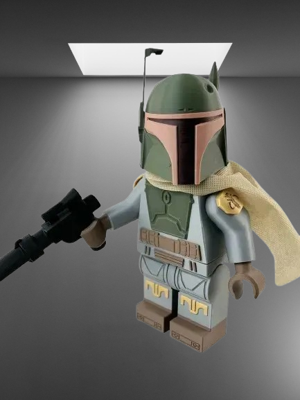 Boba Fett LEGO Minifigure stl jpg