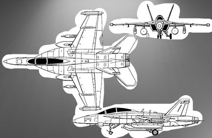 Boeing EA-18G Growler stl jpg