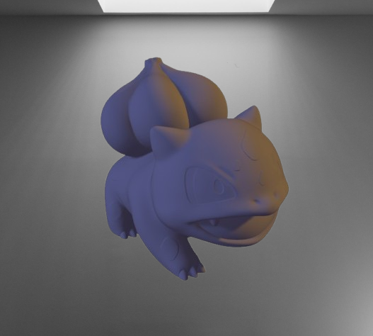 Bulbasaur - Pokémon #001 stl jpg