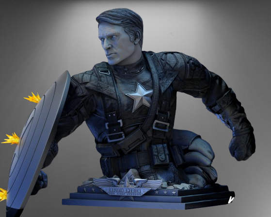 Captain America: The First Avenger 3D Printing STL File