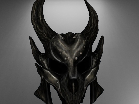 Daedric Helmet stl jpg