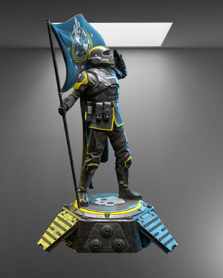 Daring Sci-Fi Warrior Helldiver stl jpg