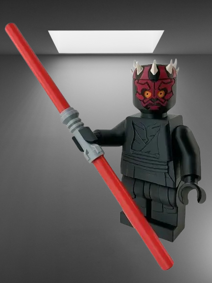 Darth Maul LEGO Minifigure stl jpg