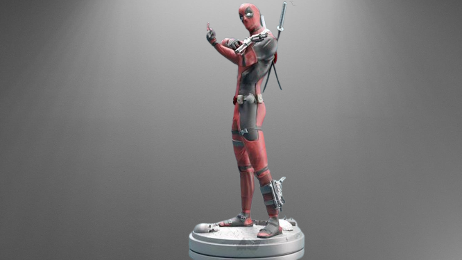 Deadpool Cartoon Version stl jpg