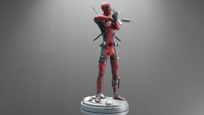 Deadpool Cartoon Version stl jpg