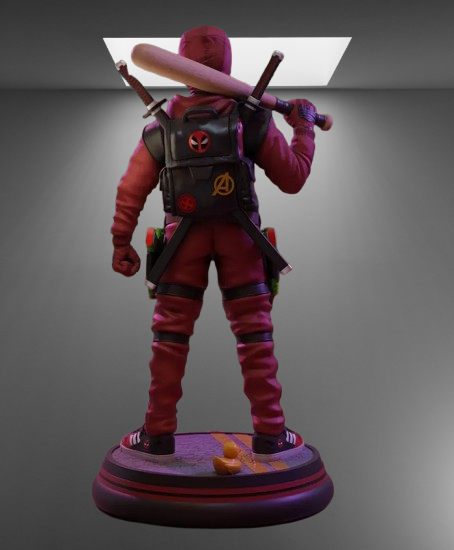 Deadpool & Wolverine Kidpool Q-Version stl jpg