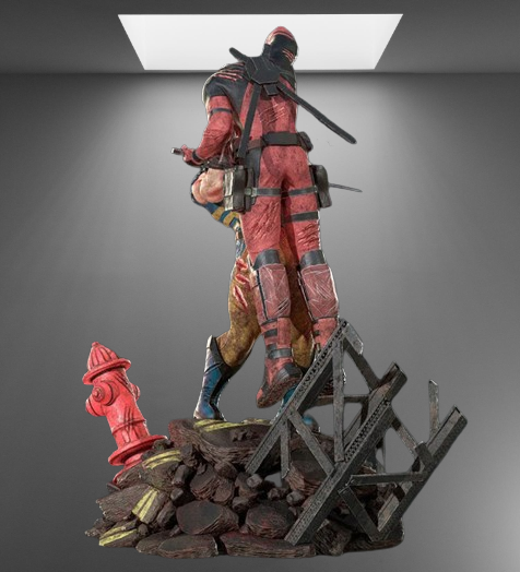 Deadpool vs Wolverine stl pg