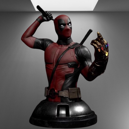 Deadpool with Infinity Stones stl jpg