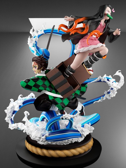 Demon Slayer - Nezuko and Tanjiro Kamado stl jpg