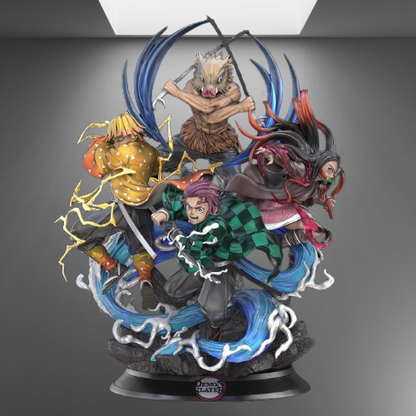 Demon Slayer Four Pillars Diorama stl jpg