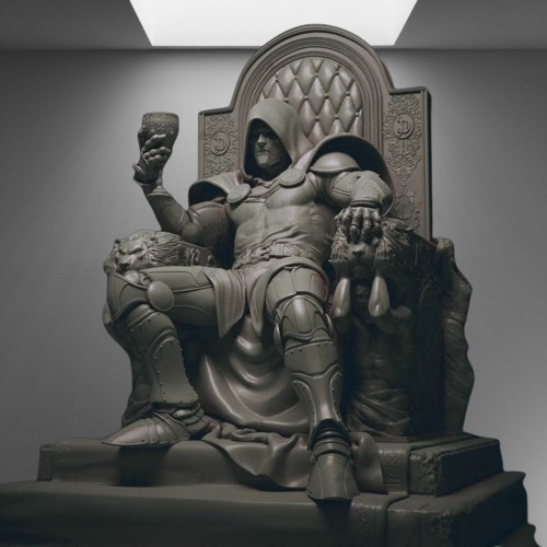 Dr. Doom Throne - Ultimate Marvel Villain stl jpg