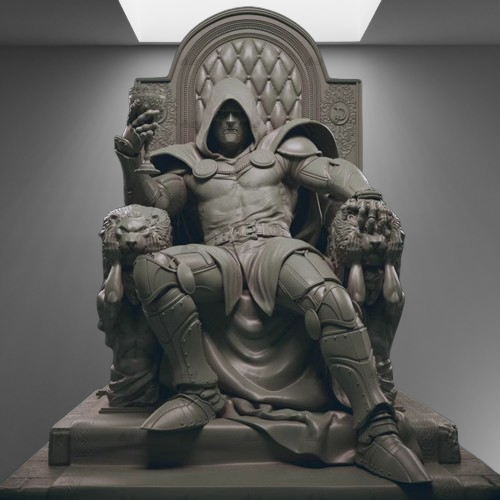 Dr. Doom Throne - Ultimate Marvel Villain stl jpg