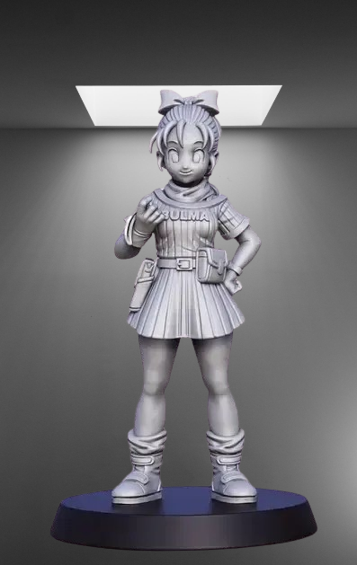 Dragon Ball Bulma stl jpg