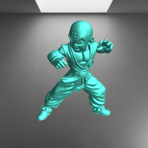 Fichier STL d'impression 3D de Dragon Ball Krillin