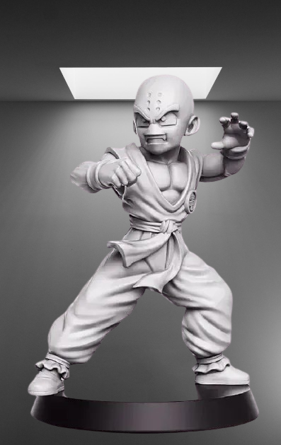 Fichier STL d'impression 3D de Dragon Ball Krillin