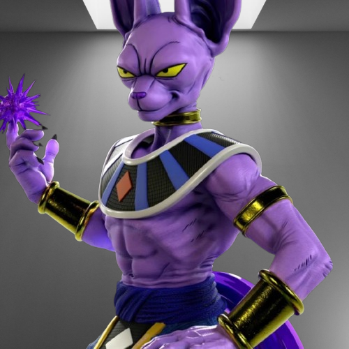 Dragon Ball Universe 7 Beerus, God of Destruction stl jpg