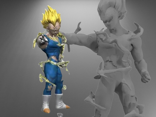 Dragon Ball Vegeta stl jpg