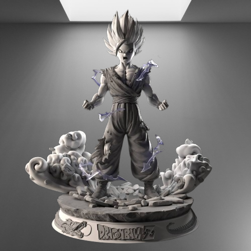 Dragon Ball Z Gohan Super Saiyan stl jpg