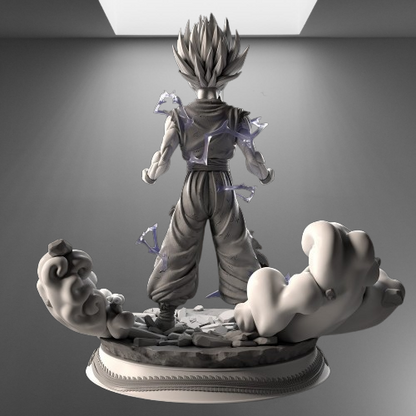 Dragon Ball Z Gohan Super Saiyan stl jpg