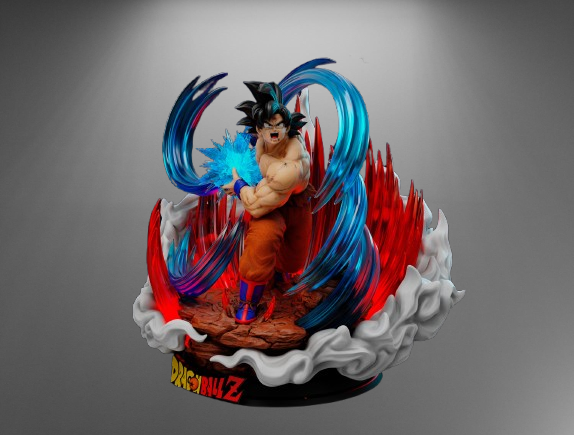 Dragon Ball Z Goku Kaioken stl jpg